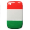 Italy Flag for Blackberry 8520 hard plastic case