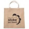 JUTE BAGS WITH COTTON WEBBING HANDLE
