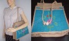 JUTE FANCY BAG WITH EMBROIDERY