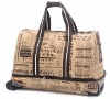 Jacquard Polyester Trolley bag