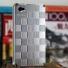 Japan gild grid aluminum metal cover case for iphone for 4/4s