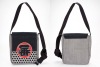 Japanese traditional textile pattern dyeing cotton small shoulder bag