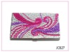 Jeweled name card holder