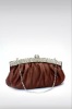 Jeweled satin evening bag ladies clutch