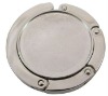 Jewelry Bag Hanger, Zinc Alloy, Nickel, about 44mm diameter, 7mm; tray: about 32mm inner diameter(BAGH-B001-1)