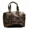 Jocelyn Leopard Satchel Bag