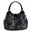 Jocelyn Leopard Satchel Bag