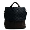 Julie Herringbone Brand Handbag