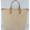 Jute Bag with Leather