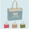 Jute Tote Bag With Front Pocket