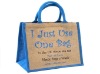 Jute shopping bag