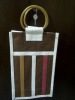 Jute wine bottle gift bag