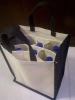 Jute wine bottle gift bag