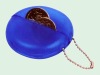 K50-0017 Plastic Coin Holder With Keychain