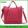 KD-S50 Big outside pocket shoulder bag Deep red Beautiful lady handbags