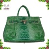 KD11300 crocodile pu office lady like fashion lock tote bag