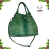 KD11302 hot sale fashion croco embossed ladies handbag