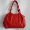 KD8181 Generous large Red pu Ladies handbag