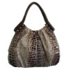 KD8182 Generous large crocodile pu lady bag