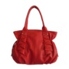 KD8205 simple and beautiful red pu shoulder bag