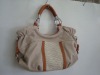 KD8307 lady bag canvas look pu handbag