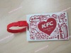 KFC PVC luggage tags