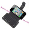 Keyboard leather case for iphone4 wholesale
