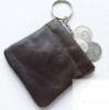 Keychain change purse plastic coin purse