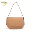 Khaki ladies stylish genuine cow leather shoulder bag