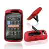 Kickstand combo case for blackberry 9850 9860