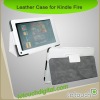Kindle Fire Leather Folding Cover Case With Stand