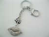 Kissing lips crystal bag/keychain charms