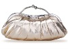 Kissing lock PU Evening Bag with Crystal Enclosure