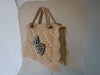 Knitted beige multifunctional convinient women handbags