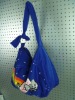 Knitted cotton printed Messeger bag