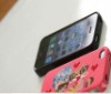 Korea newest popular model sillica gel cross-stitch case for iphone4