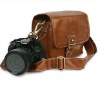 Korean Brown Vintage DSLR Digital Camera Bag For Digital Camera