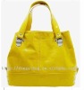 Korean trends Fresh yellow handbag big handbag