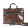 L1010A-1 Men's Vintage Genuine Leather Briefcase/Business Bag for Ipad 2 and laptop