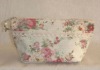 LADY'S MAKE UP BAG--PINK FLOWER