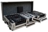 LAPTOP COMBO 10" DJ MIXER CASE WITH FRONT DOORS FOR 10" MIXERS