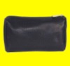 LARGE SOFT LAMBA LEATHER COIN PURSE ZIPPER POUCH BAG