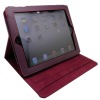 LEATHER CASE WITH STAND pink COVER NEW for APPLE IPAD 2