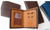 LEATHER WALLET--FAMOUS BRAND GERMICIDAL WALLET