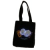 LED emroidery felt handbag