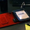 LED lamp case with hand-free stand for Nook2