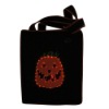 LED pumpkin halloween felt bag