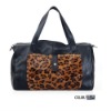 LEOPARD Horse Hair Luxurious Messenger Bag&Tote Bag