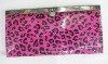 LEOPARD PRINT LADIES LEATHER WALLET PURSE