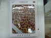 LEOPARD pattern PU leather smart case for ipad 2